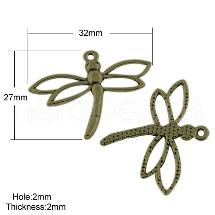 Tibetan Style Alloy Pendants TIBEP-4658-AB-FF-1
