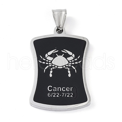 304 Stainless Steel Pendants STAS-O008-01F-1