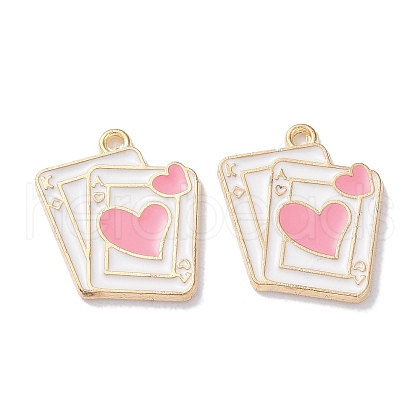 Alloy Enamel Pendants ENAM-O001-11N-G-1