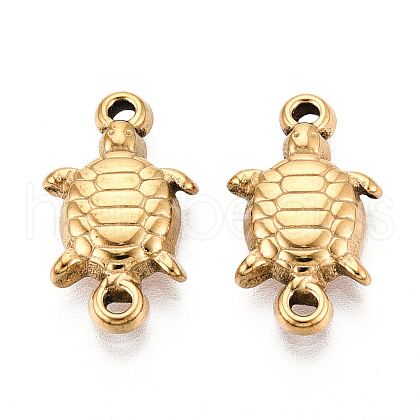304 Stainless Steel Connector Charms STAS-T065-40G-1