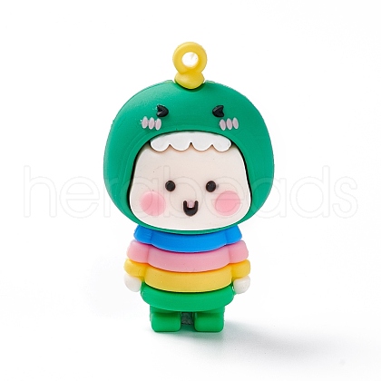 PVC Plastic Cartoon Big Pendants PVC-G003-01D-1