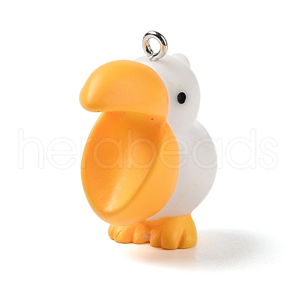 Opaque Resin Pendants RESI-S399-01-1