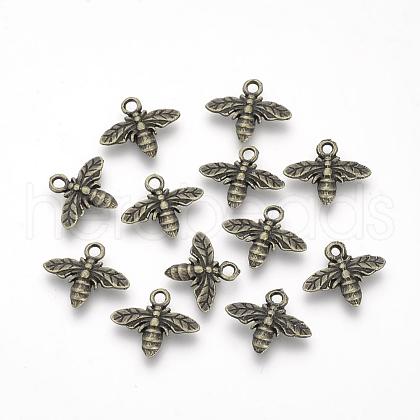 Tibetan Style Alloy Pendants TIBE-S307-11AB-1