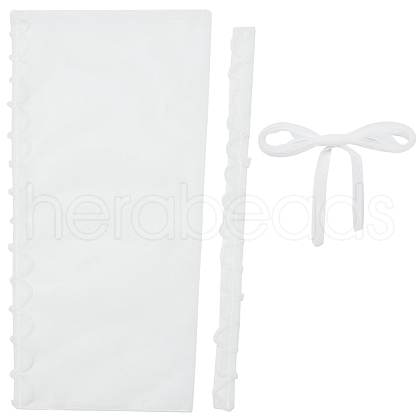 Mesh Bridal Dress Zipper Replacement DIY-WH0496-06A-1