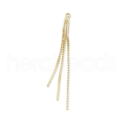 Brass Serpentine Chains Tassel Big Pendants KK-P227-05G-1