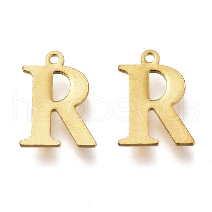 PVD Vacuum Plating  304 Stainless Steel Charms STAS-H112-R-G-1