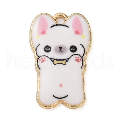 Rack Plating Alloy Enamel Pendants FIND-Q099-10G-02-1