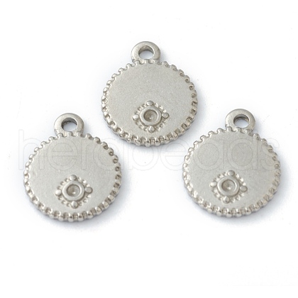 Tarnish Resistant 304 Stainless Steel Charms Rhinestone Settings STAS-O145-14P-1