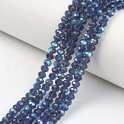 Electroplate Glass Beads Strands EGLA-A034-T8mm-L15-1