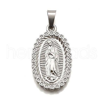 304 Stainless Steel Pendants STAS-B086-10C-P-1
