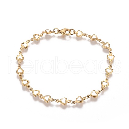 Ion Plating(IP) 304 Stainless Steel Link Bracelets BJEW-I274-36C-1
