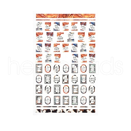 Nail Art Stickers Decals MRMJ-R088-41-F736-1