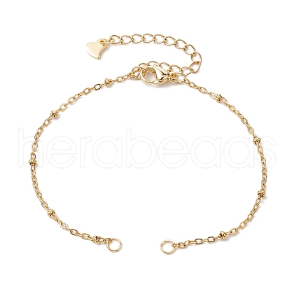 304 Stainless Steel Satellite Chain Bracelet Making AJEW-JB01277-01-1