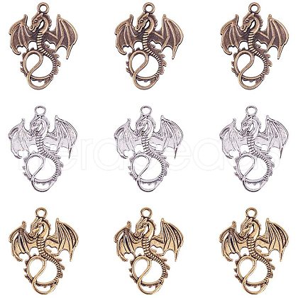 Tibetan Style Alloy Pendants PH-TIBE-G012-03-1