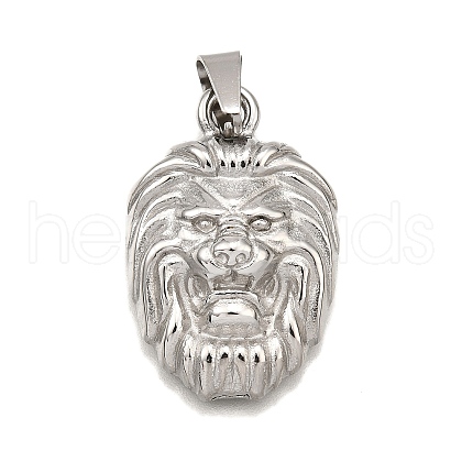 304 Stainless Steel Pendants STAS-B086-11B-P-1
