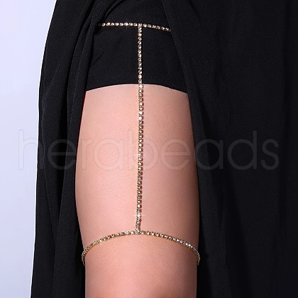 Alloy Full Crystal Rhinestone Sexy Leg Chains for Women WG50773-01-1