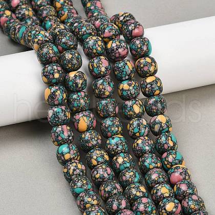 Natural Agate Beads Strands G-U030-D01-12mm-1