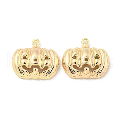 Halloween Themed Brass Pendants KK-L211-012G-01-1
