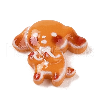 Christmas Rabbit Theme Opaque Resin Decoden Cabochons RESI-S397-01E-1