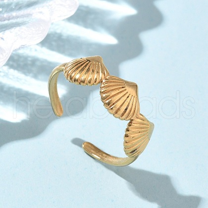 304 Stainless Steel Cuff Rings RJEW-P150-15G-1