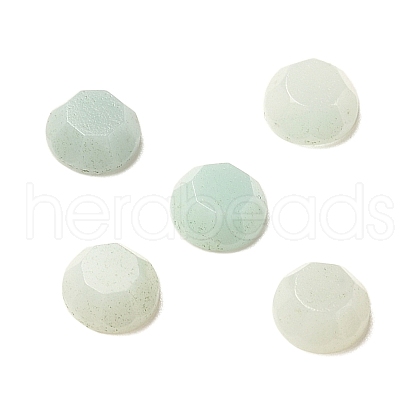 Natural Flower Amazonite Cabochons G-B146-01C-1
