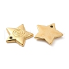 Ion Plating(IP) 316L Surgical Stainless Steel Charms STAS-F302-26G-2