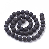 Electroplate Natural Druzy Geode Weathered Agate Beads Strands G-S284-6mm-01-2