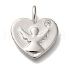 Brass Micro Pave Cubic Zirconia Pendants KK-U038-17P-1