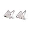 Tarnish Resistant 304 Stainless Steel Stud Earring Findings STAS-I010-03-1
