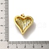 Rack Plating Brass Micro Pave Clear Cubic Zirconia Pendants KK-R158-12G-3