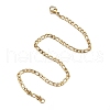 Ion Plating(IP) 304 Stainless Steel Figaro Chain Bracelets BJEW-L634-04A-G-4