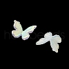 Butterfly Rainbow Iridescent Plating Acrylic Cabochons PACR-B003-02-2