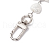 Alloy Bowknot & Ballet Dancer Shoe Pendant Decorations HJEW-JM02542-4