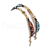 2Pcs Handmade Glass Seed Beaded Bracelets for Women BJEW-MZ00158-5