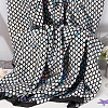 Fish Scale Pattern Polyester Stretch Fabric DIY-WH0580-08B-5