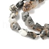 Raw Rough Natural African Black Opal Beads Strands G-M453-C05-4