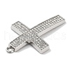 Alloy Rhinestone Big Pendants ALRI-S001-13A-P-2
