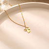 Stainless Steel Mother Child Silhouette Mama Pendant Necklaces for Women WI4645-1-5