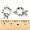 Non-Tarnish 304 Stainless Steel Spring Ring Clasps STAS-G190-17P-D-3