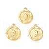 304 Stainless Steel Pendants STAS-A075-13G-1