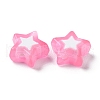 Star Acrylic Beads TACR-C001-02-3