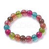 Synthetic Quartz Stretch Bracelets G-S285-18-1-1