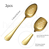 Stainless Steel Spoons Set AJEW-WH0253-014-2