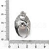 Natural Rose Quartz Round Pendants G-K339-03AS-08-3