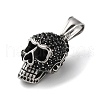 304 Stainless Steel Pendants STAS-D014-09AS-01-2