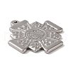 Non-Tarnish 304 Stainless Steel Pendants STAS-Z058-04P-02-2