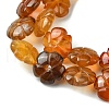 Natural Red Agate Beads Strands G-H023-B21-01-4