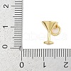 Brass Micro Pave Clear Cubic Zirconia European Dangle Charms Bails KK-Q028-01G-2