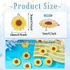 Translucent Resin Flower Pendants RESI-TAC0010-99-4