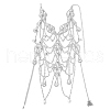 Alloy Crystal Rhinestone Teardrop Multi Layer Body Chains for Night Club FS-WGD641A-02-4